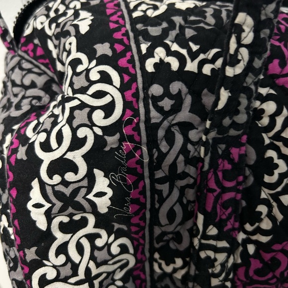 Vera Bradley Black and Pink Travel Bag - Picture 5 of 5